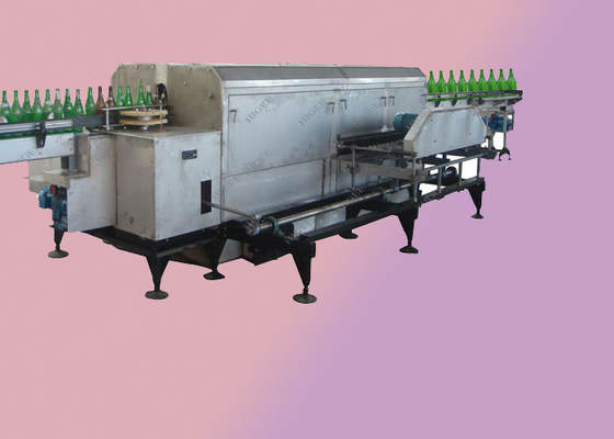 China Wine / Beer Automatic Glass Bottle Washer Mechanical Driven 5000-9000BHP Capacity supplier